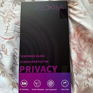 Purple Privacy Tempered Glass Screen Protector IPHONE 13 PRO